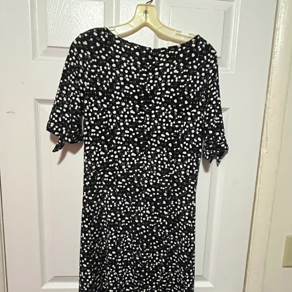 Talbot’s Black and White Sheath Dress Size S